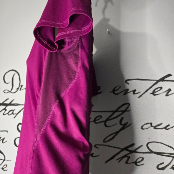 Womens Workout Top Bundle, Blue Nike Tank & Maroon Asics Top, S - Picture 9 of 10